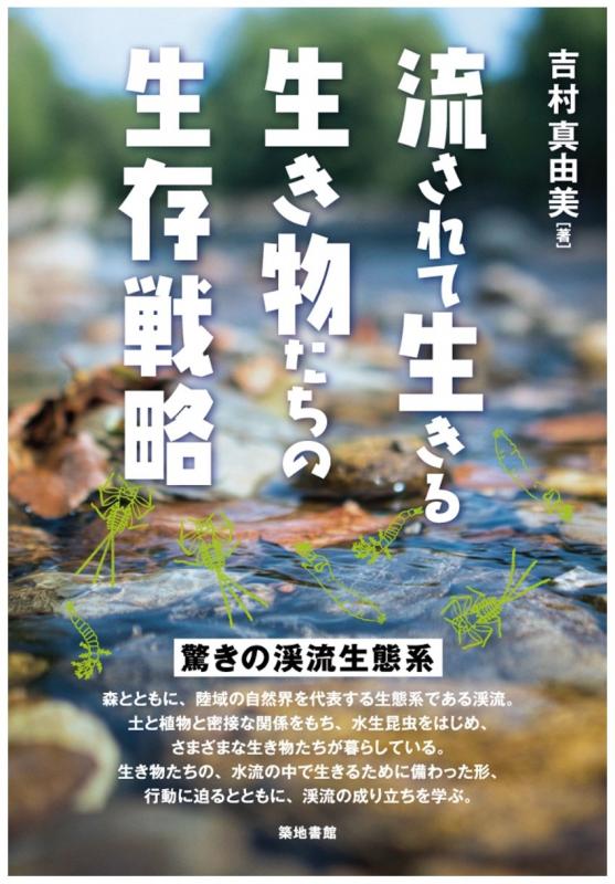 「流されて生きる生き物たちの生存戦略 驚きの渓流生態系」表紙の写真
