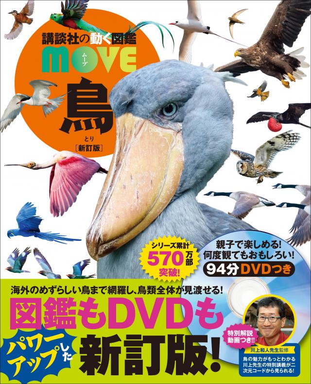 「講談社の動く図鑑MOVE 鳥 新訂版」表紙の写真