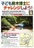 子ども樹木博士ポスター