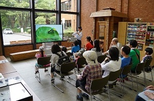 生物多様性のDVD上映会の様子