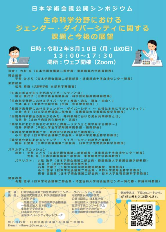 学術会議公開シンポジウムポスター