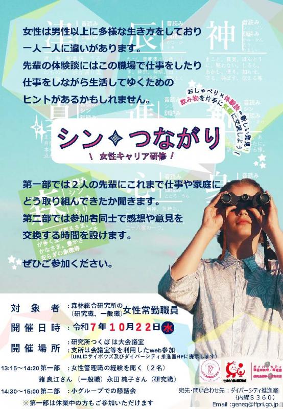 シンつながり_女性キャリア研修ポスター