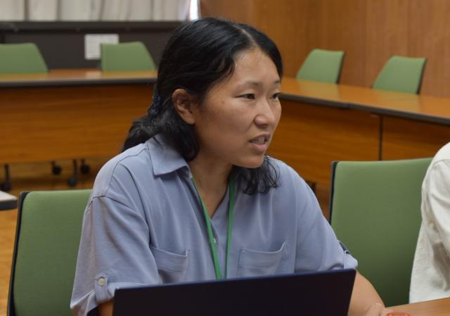 森林機構室岡さんから質問の様子