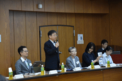 森林機構柳田理事（新会長挨拶）