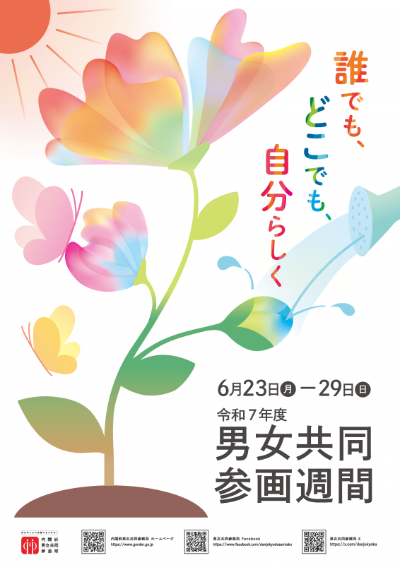 内閣府男女共同参画週間ポスター2025
