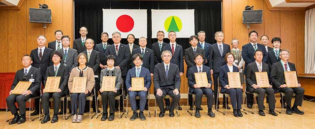 写真：令和5年度（2023年）理事長表彰 受賞者