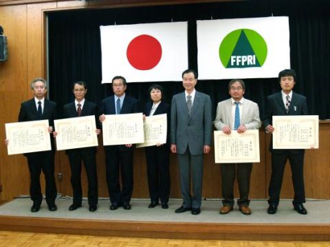 平成22年度理事長賞表彰受賞者写真