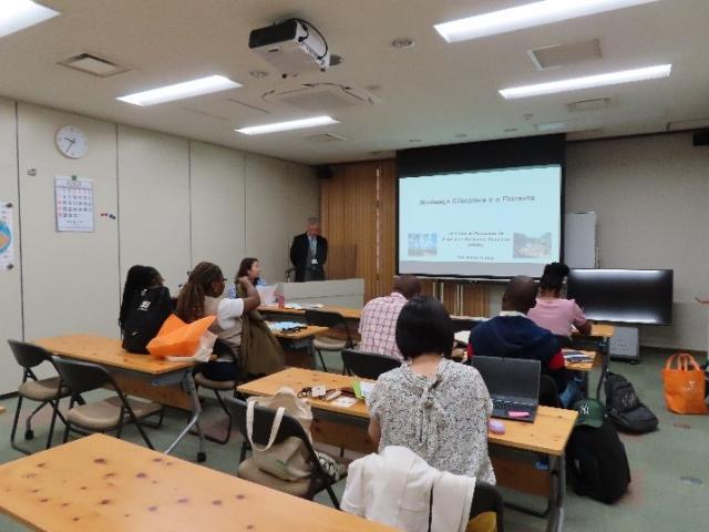 JICA研修員が講義を受ける様子1