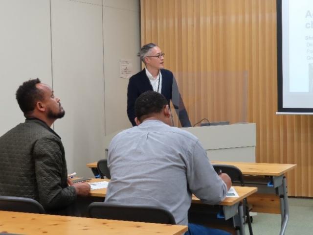 JICA研修員が講義を受ける様子1