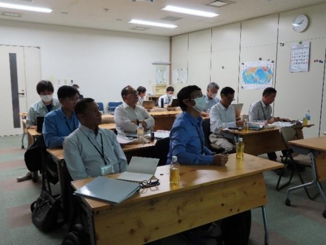 JICA研修員が講義を受ける様子1
