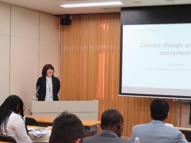 JICA研修員が講義を受ける様子1