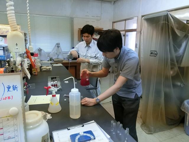マツノザイセンチュウ接種に用いる機材の使用方法の説明