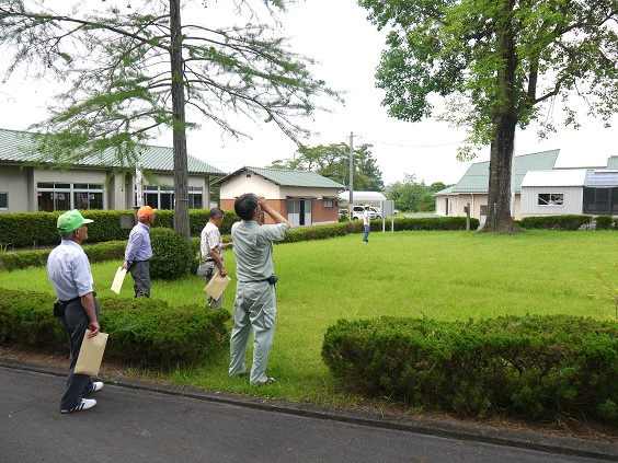 屋外で材質調査の体験（4）