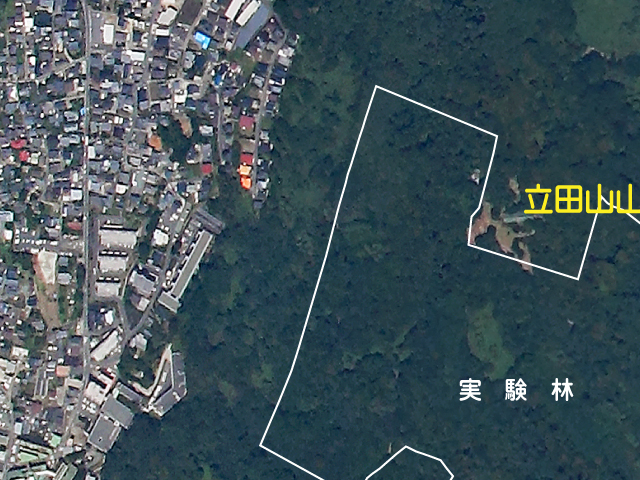 立田山とその周辺