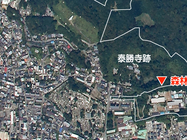 立田山とその周辺