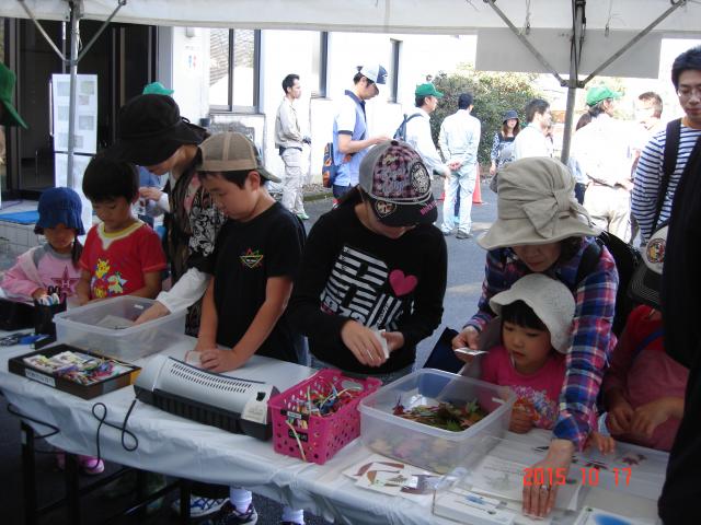 平成27年一般公開しおり作り写真