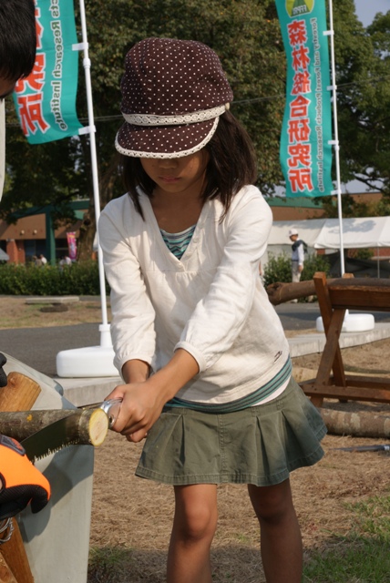 20091017_一般公開_丸太切り