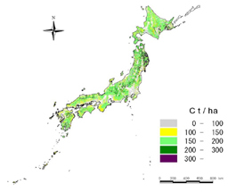 soil carbon map