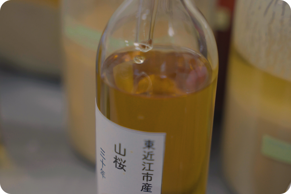 「木の酒」の瓶の写真