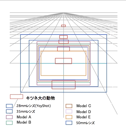 撮影画角の比較