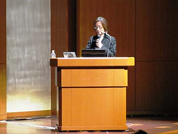 写真4：第8回環境研究シンポジウム講演