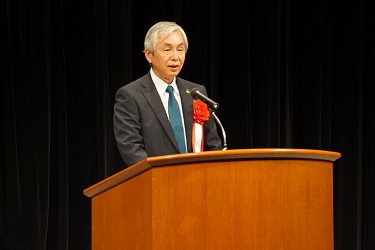 写真01：開会挨拶の様子