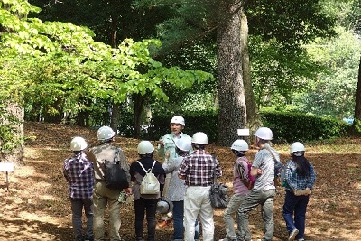 写真4：樹木園見学の様子2