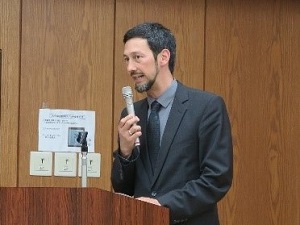 ドイツバイオマス研究センターにおける研究成果紹介の様子