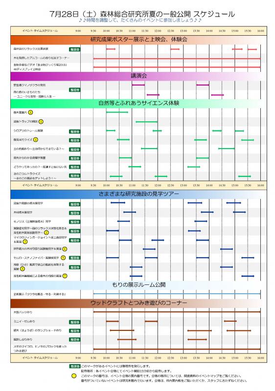スケジュール
