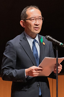 閉会挨拶の様子