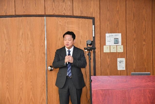 受賞グループ代表：森林整備センター森林管理部企画管理課ICT推進係長笹嶋勝さん