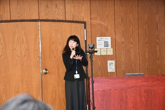 受賞グループ代表：森林保険センター保険業務課長米井理香さん