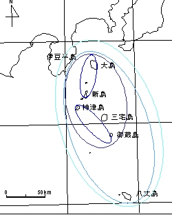 ハチジョウススキ地図