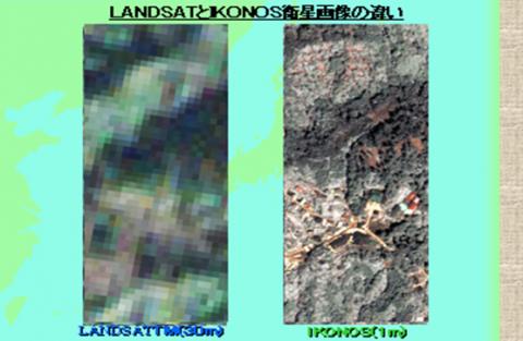 リモートセンシングの画像