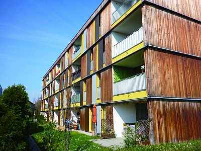 CLTを利用した建物