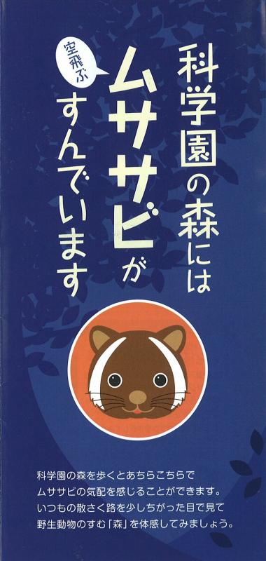 科学園の森にはムササビがすんでいます