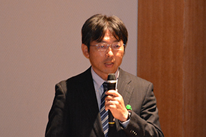 一般講演_育種第一課課長栗田学の写真